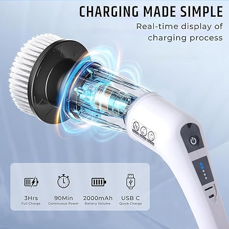 Multifunctional Electric Cleaning Brush
