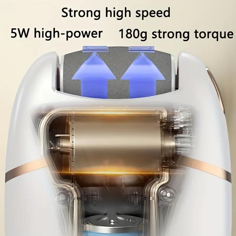 Rechargeable Callus Remover Pedicure Device for Women - Foot Scrubber for Dead Skin (pedicure machine)
