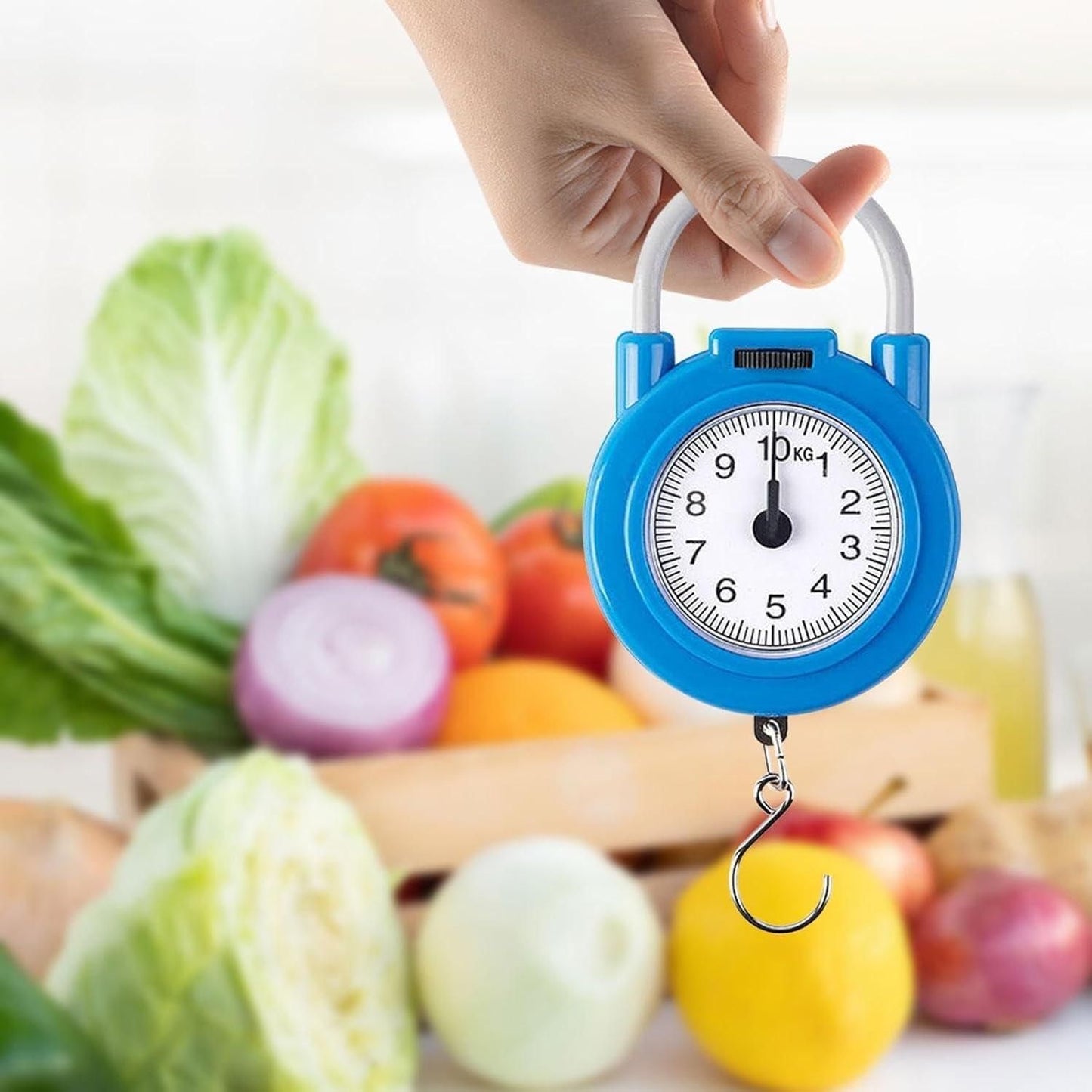Hanging Scale 10kg | Digital & Mechanical Weighing Scale | Multi-Purpose for Food, Parcels, Luggage & Fishing