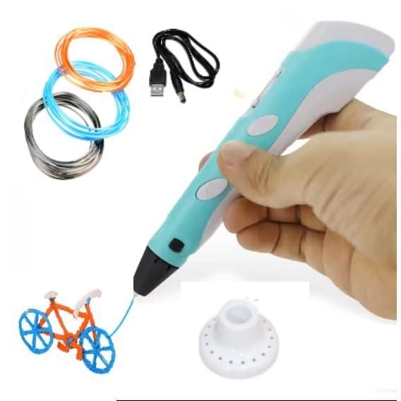 3D I tech (Pink) Magic 3D Pen with (12 in 1) 5M PLA Filaments for 3D Printing with Speed Control, Advanced Temperature Regulation, OLED Display & Ergonomic Design – Compatible.