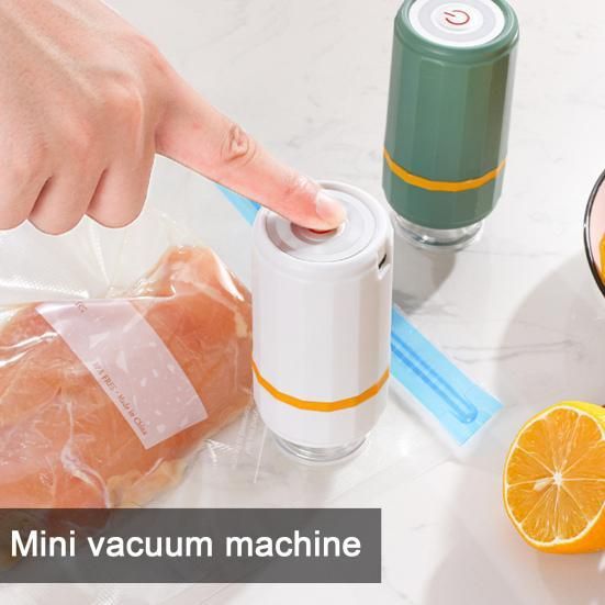Handheld Vacuum Sealer Machine, Automatic Food Pump for Sous Vide, Portable for Food, Fruits Storage and Preservation Kitchen Use