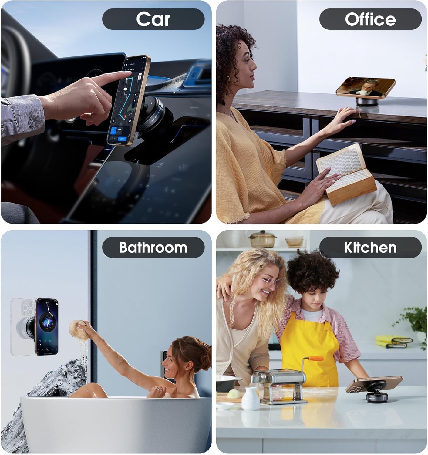 Vacuum Magnetic Suction Phone Holder