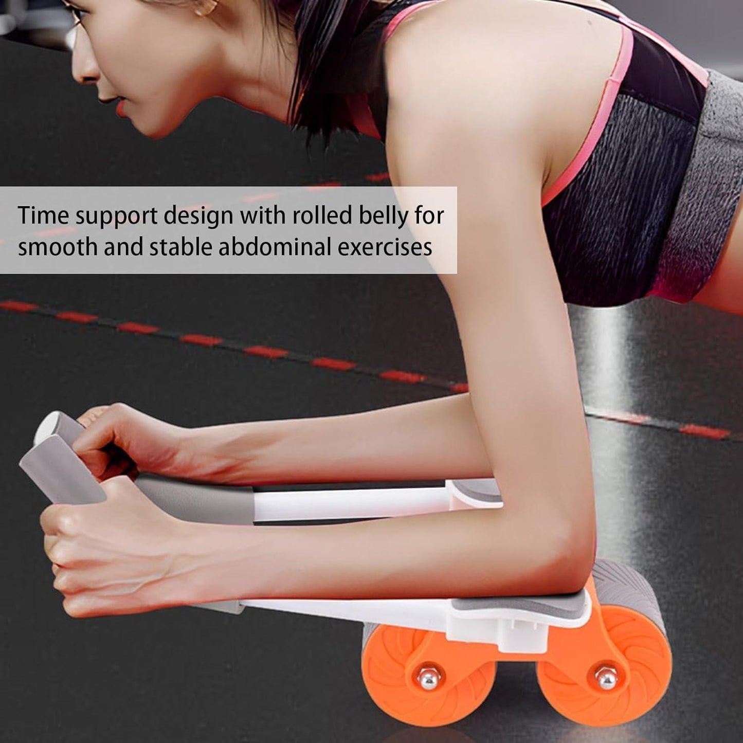 Bodyband Abs Roller for Men & Women Automatic Rebound Abs Roller Wheel for Home Workout, Gym Ab Roller for Men Abs Workout Equipment for Abdominal Ab Roller For Home With Knee Mat ABSolute Abroller