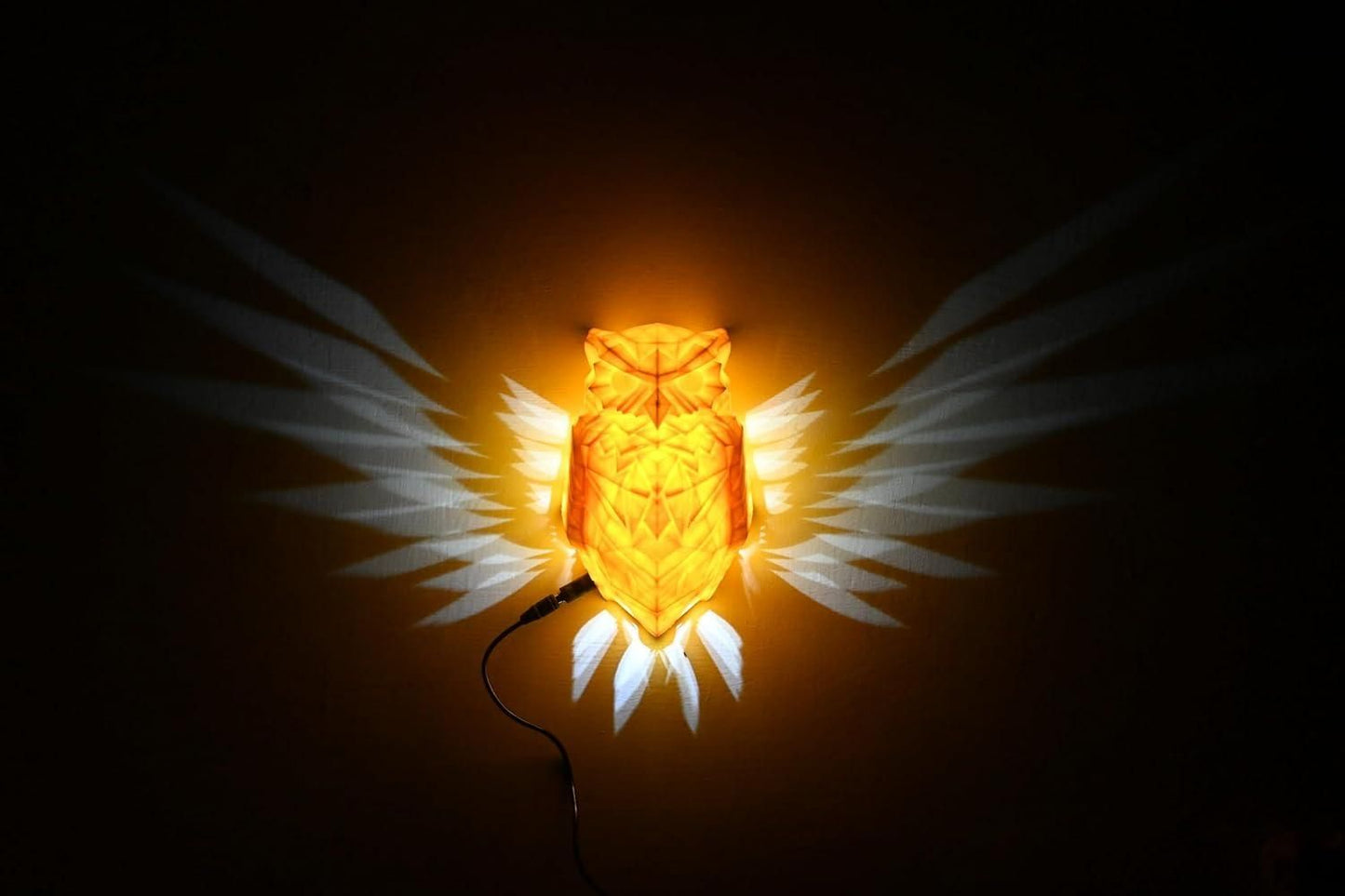 Eagle Wall Light | 3D Eagle Wall Light | Eagle Wall Lamp | Eagle Shape Projector Light | Dynamic 3D Bird Wall Lamp | Night Owl Lamp | Bald Eagle Wall Light
