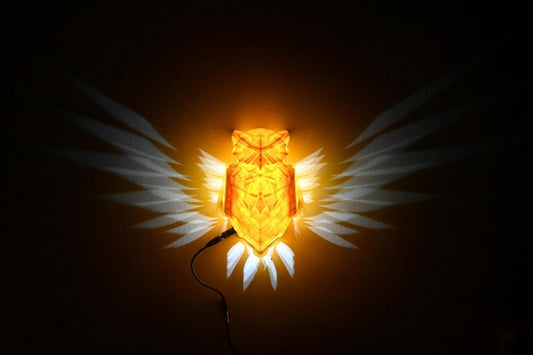 Eagle Wall Light | 3D Eagle Wall Light | Eagle Wall Lamp | Eagle Shape Projector Light | Dynamic 3D Bird Wall Lamp | Night Owl Lamp | Bald Eagle Wall Light