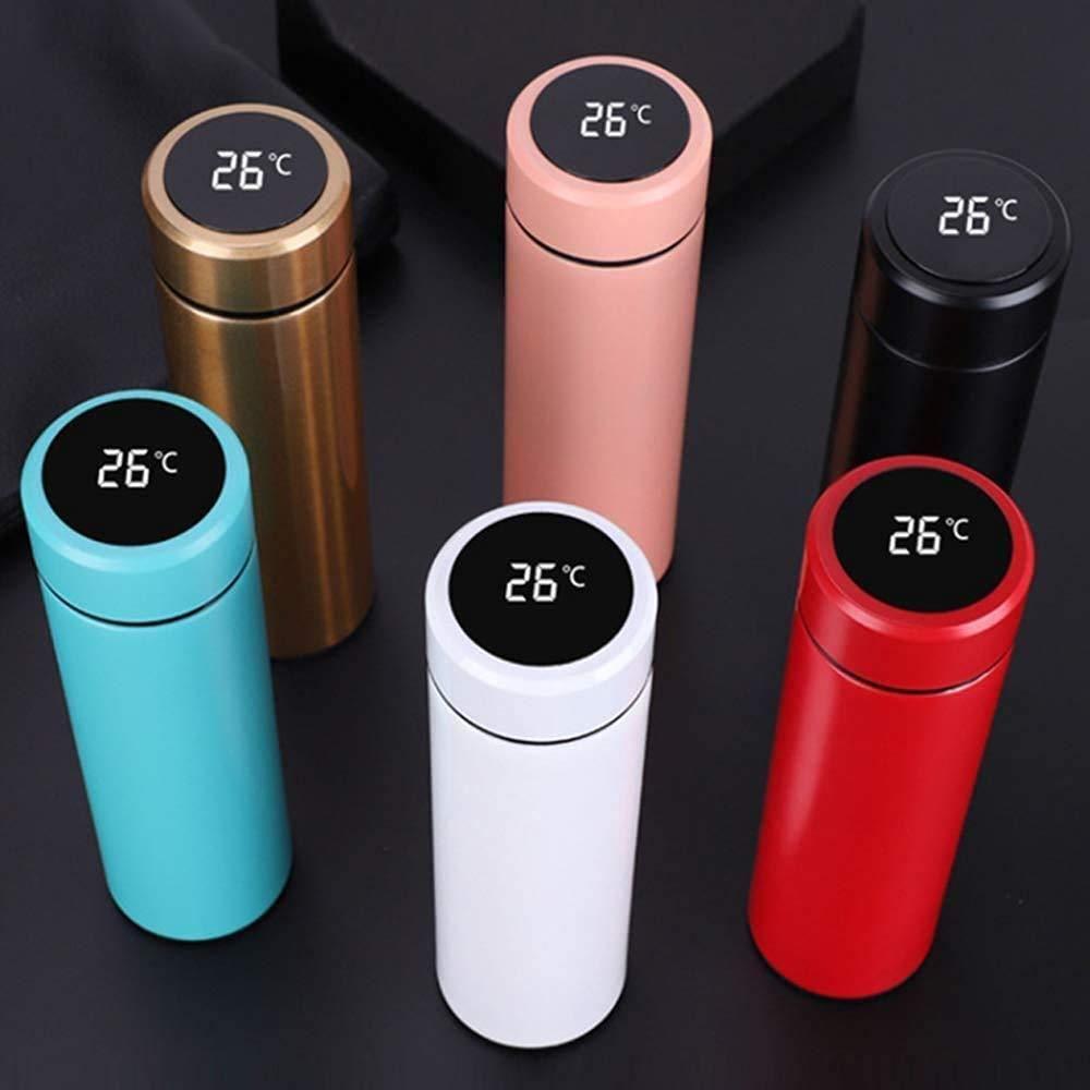 Stainless Steel Temperature Water Bottle Thermos with LCD Smart Display (500 ML)